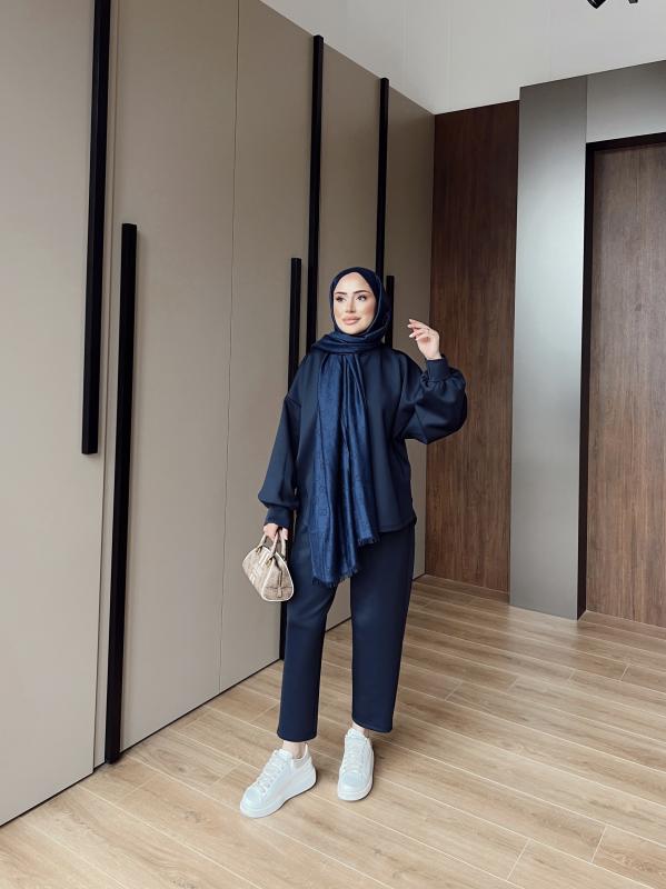 LACİVERT LENA BASİC TAKIM 1185