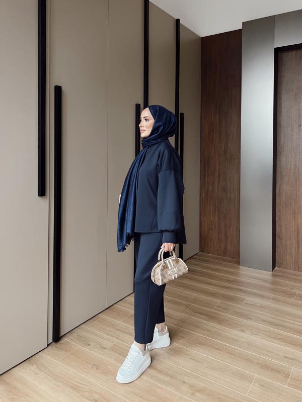 LACİVERT LENA BASİC TAKIM 1185