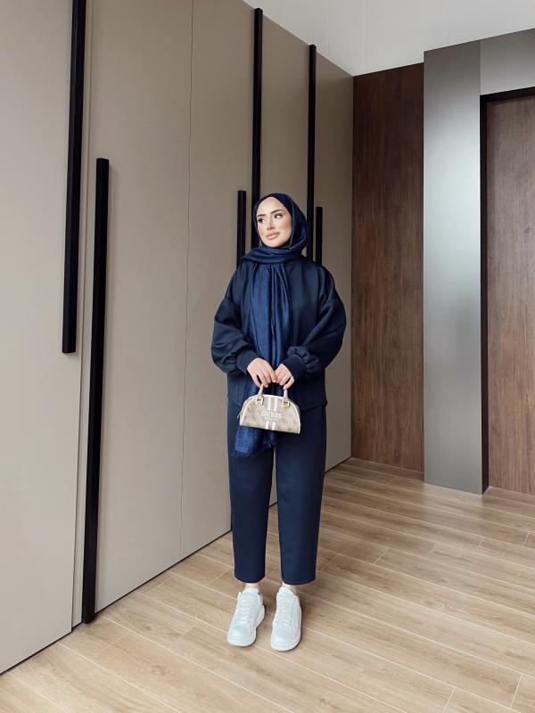 LACİVERT LENA BASİC TAKIM 1185