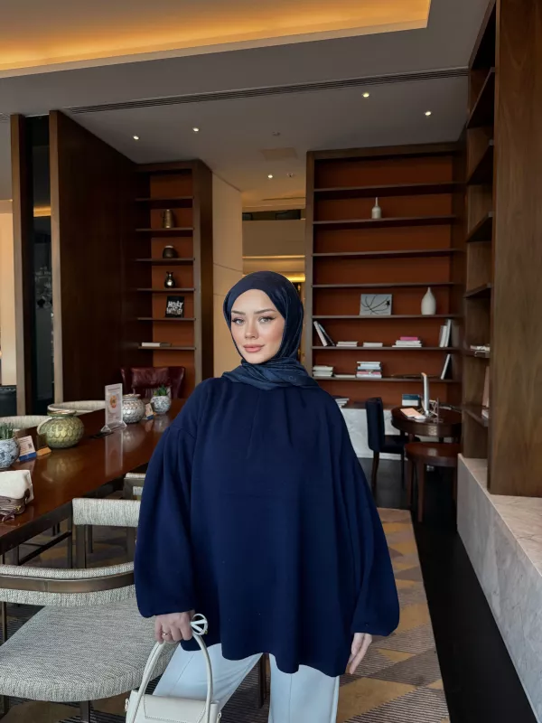 LACİVERT ELSE TRİKO  KAZAK 2512